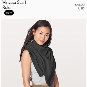 Lululemon Vinyasa Scarf - NWT - Black